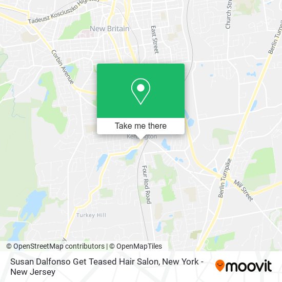 Susan Dalfonso Get Teased Hair Salon map