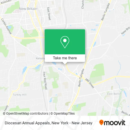 Diocesan Annual Appeals map