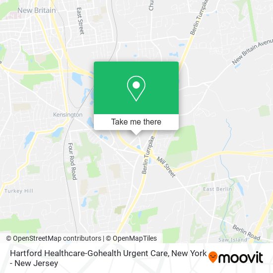Hartford Healthcare-Gohealth Urgent Care map