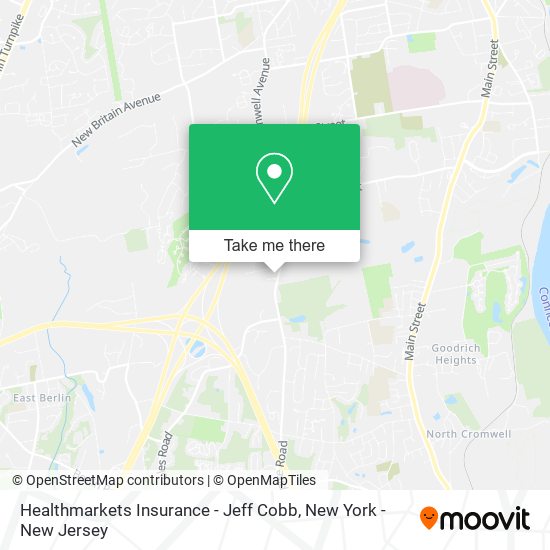 Healthmarkets Insurance - Jeff Cobb map