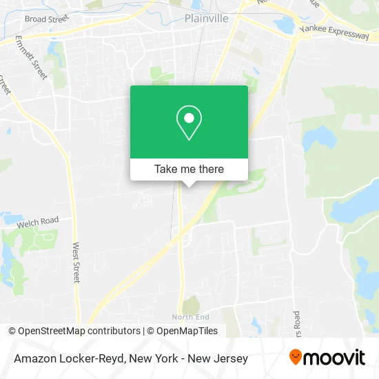 Amazon Locker-Reyd map