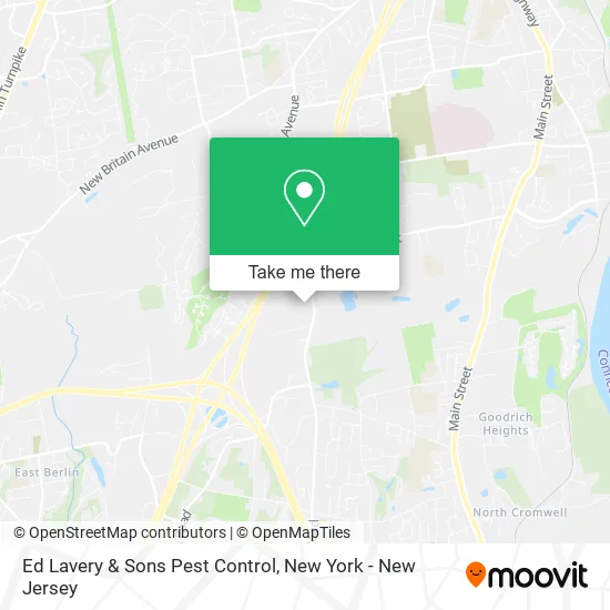 Ed Lavery & Sons Pest Control map