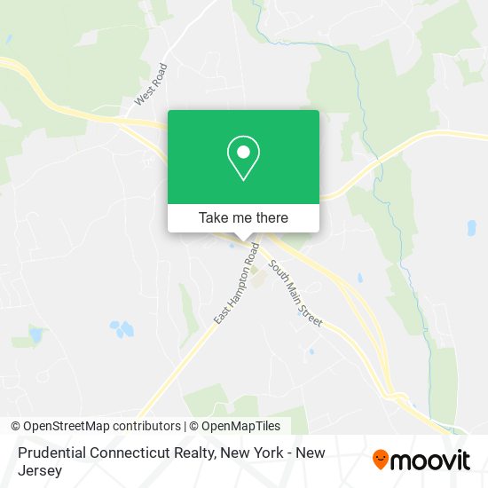 Prudential Connecticut Realty map