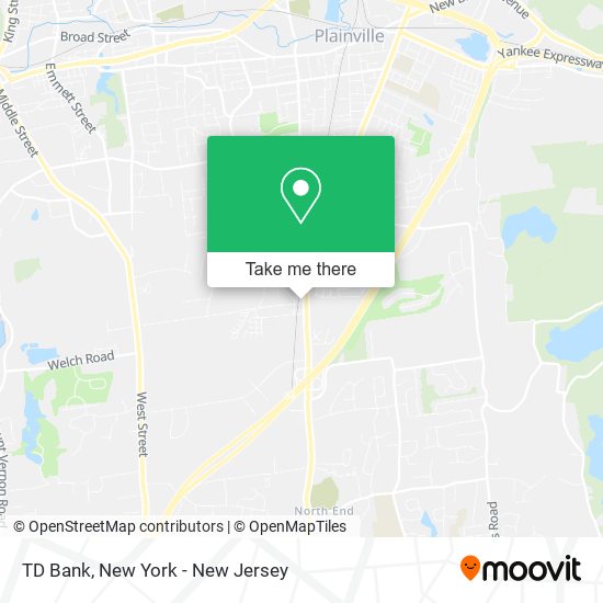 TD Bank map