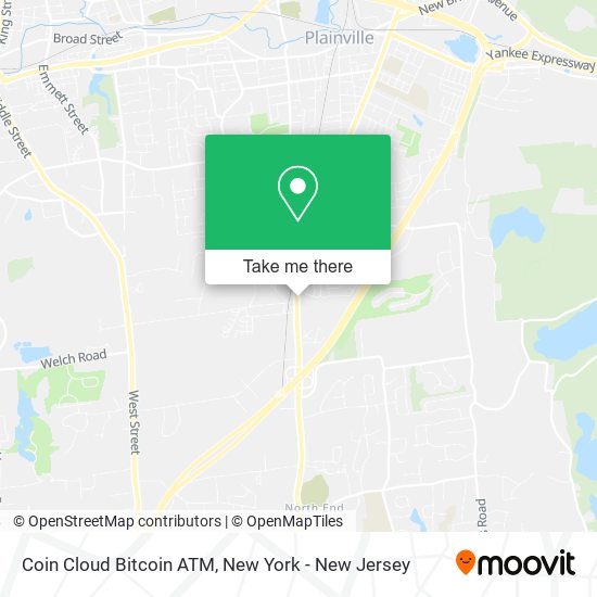 Coin Cloud Bitcoin ATM map