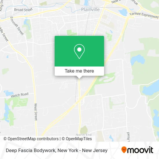 Deep Fascia Bodywork map