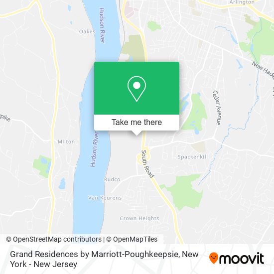 Mapa de Grand Residences by Marriott-Poughkeepsie