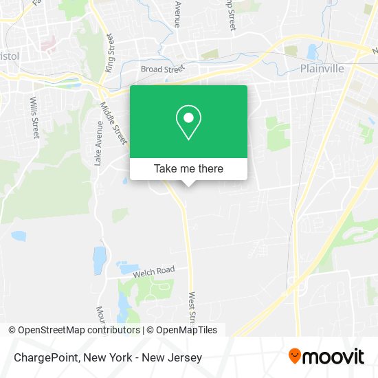 ChargePoint map