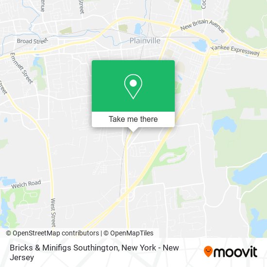 Mapa de Bricks & Minifigs Southington