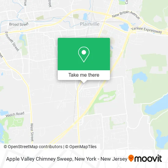 Apple Valley Chimney Sweep map