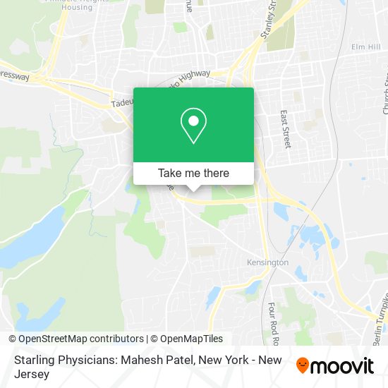 Starling Physicians: Mahesh Patel map