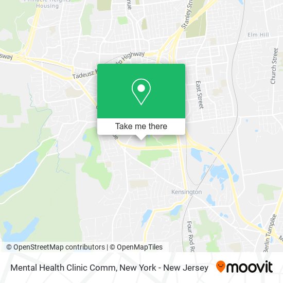 Mental Health Clinic Comm map