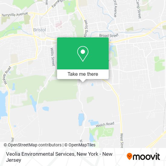 Veolia Environmental Services map