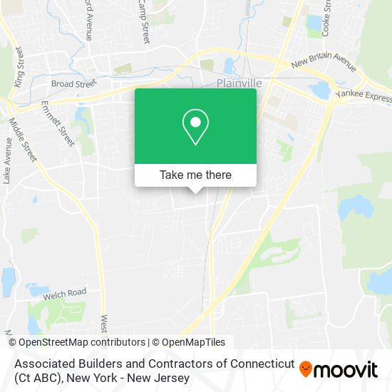 Mapa de Associated Builders and Contractors of Connecticut (Ct ABC)
