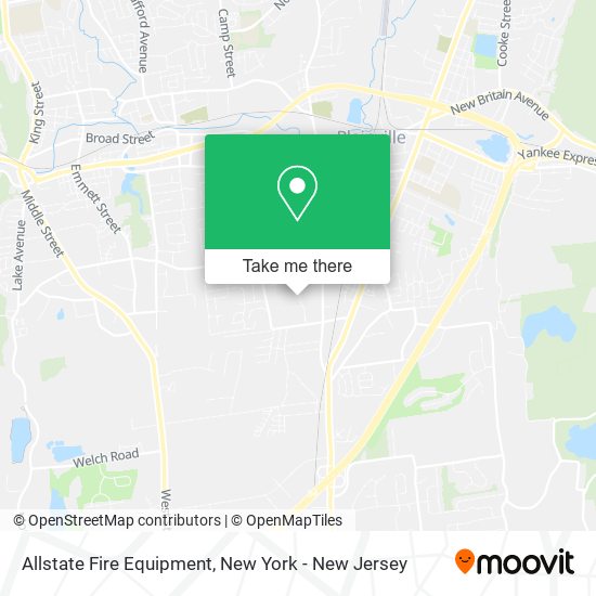 Mapa de Allstate Fire Equipment