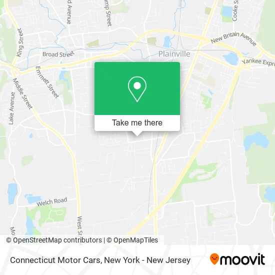 Connecticut Motor Cars map