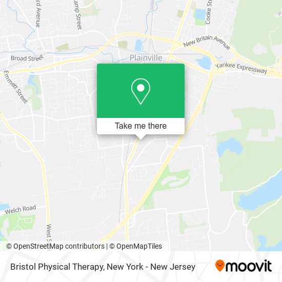Bristol Physical Therapy map