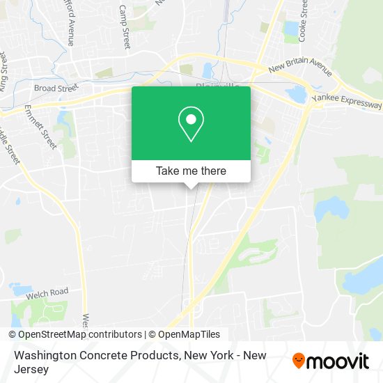 Mapa de Washington Concrete Products