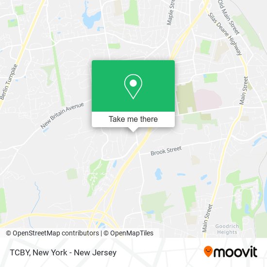 TCBY map