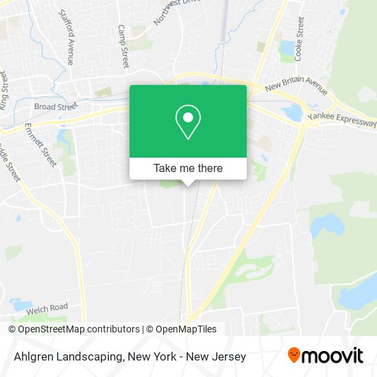 Ahlgren Landscaping map