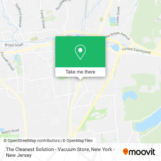 The Cleanest Solution - Vacuum Store map