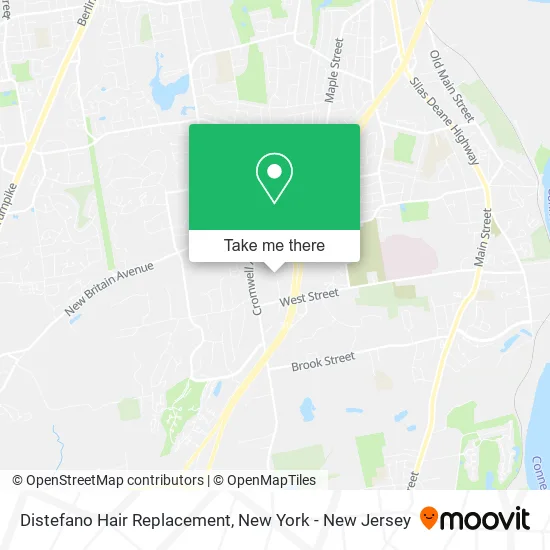 Distefano Hair Replacement map