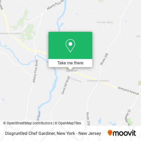 Disgruntled Chef Gardiner map