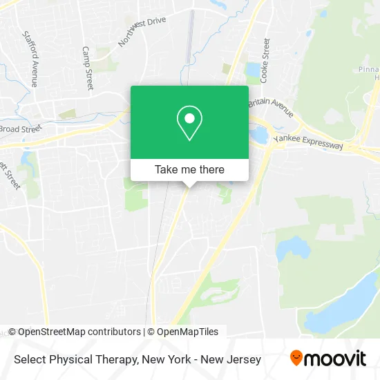 Select Physical Therapy map