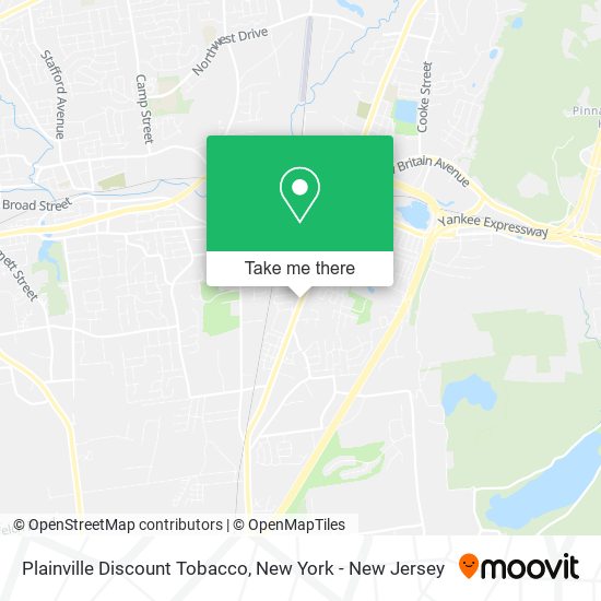 Mapa de Plainville Discount Tobacco