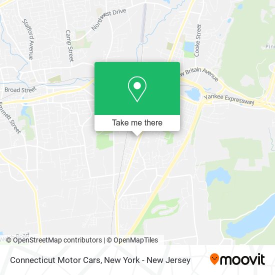 Connecticut Motor Cars map