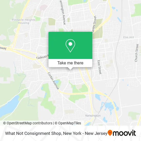 What Not Consignment Shop map