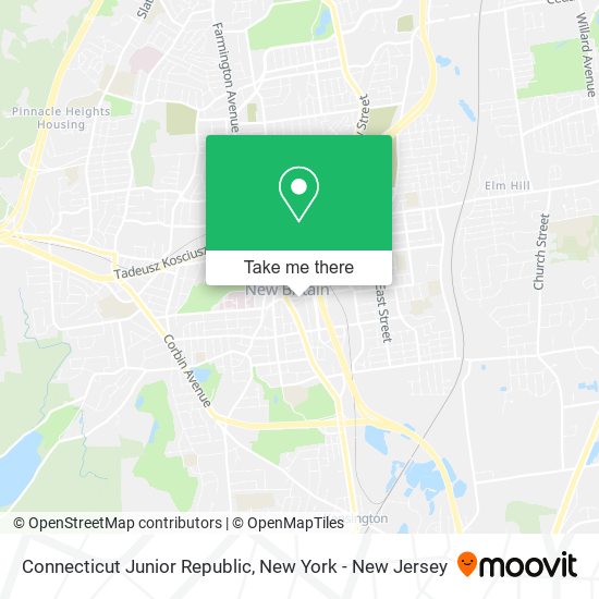 Mapa de Connecticut Junior Republic