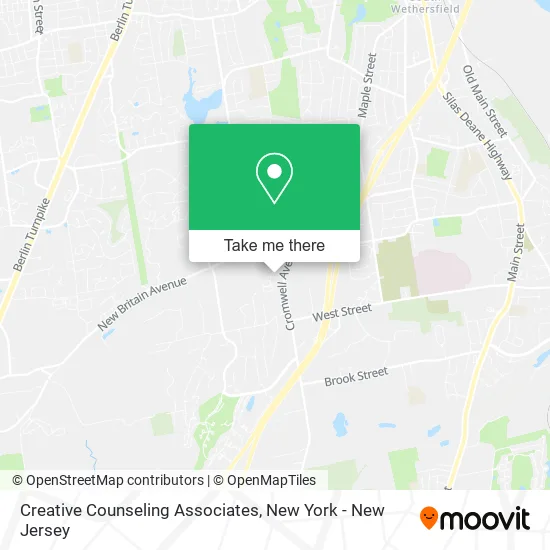Creative Counseling Associates map
