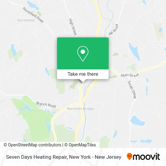 Seven Days Heating Repair map