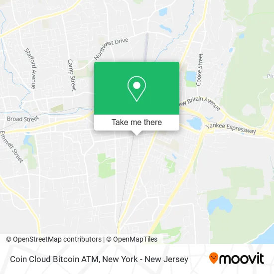 Coin Cloud Bitcoin ATM map