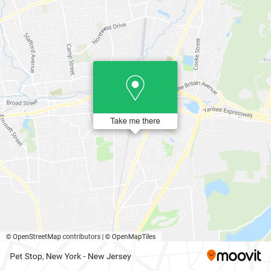 Pet Stop map