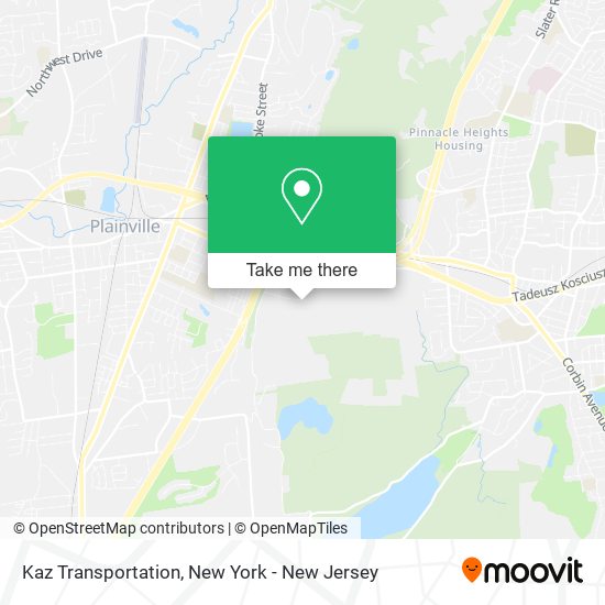 Mapa de Kaz Transportation
