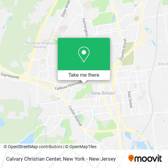 Calvary Christian Center map