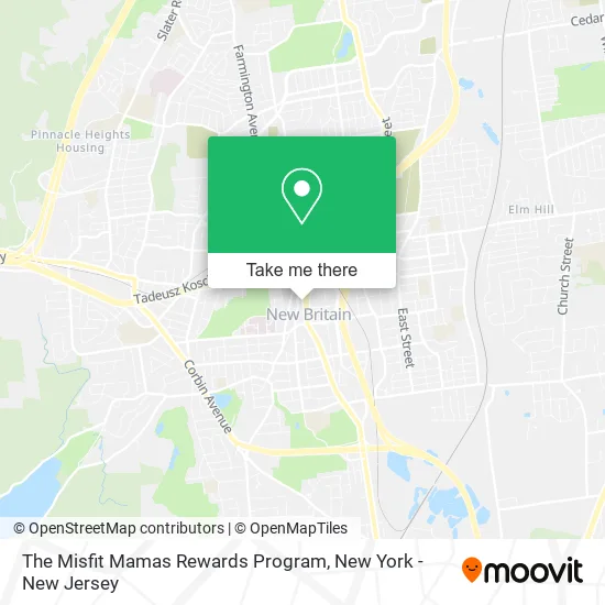 The Misfit Mamas Rewards Program map