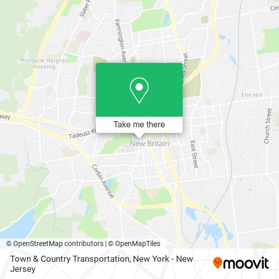 Town & Country Transportation map
