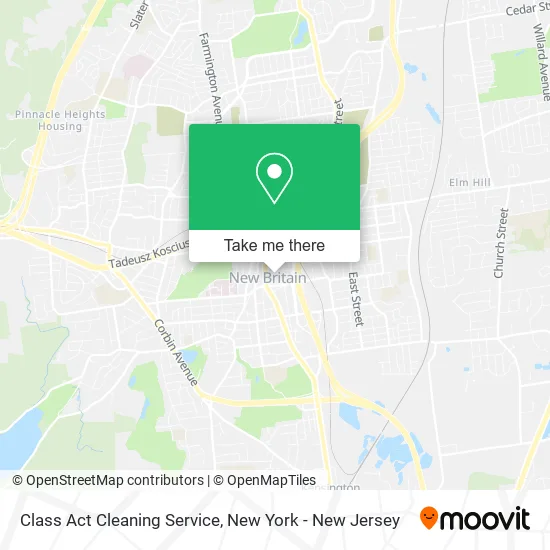 Class Act Cleaning Service map