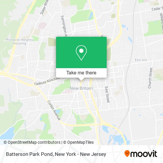 Mapa de Batterson Park Pond