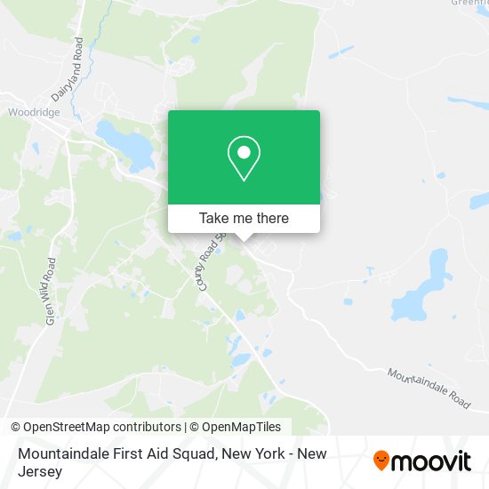 Mountaindale First Aid Squad map