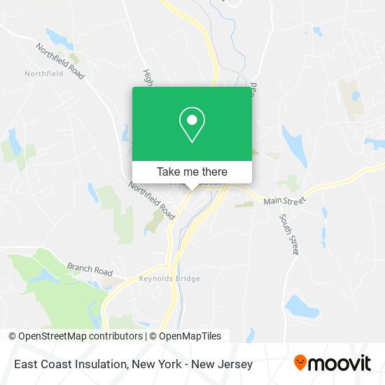 East Coast Insulation map