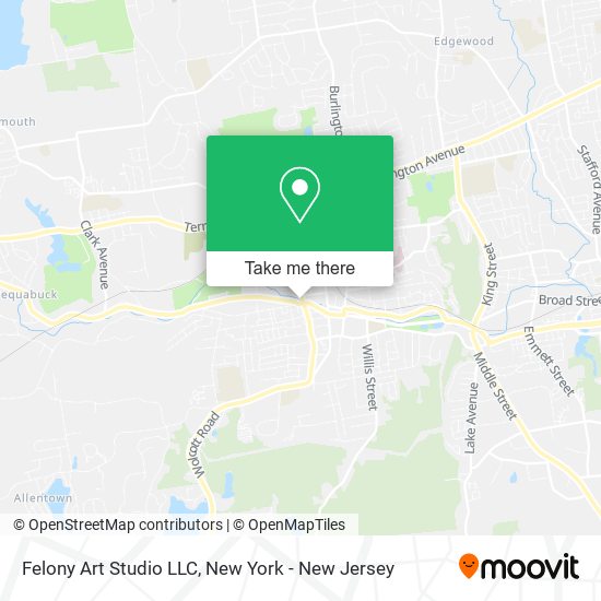 Felony Art Studio LLC map