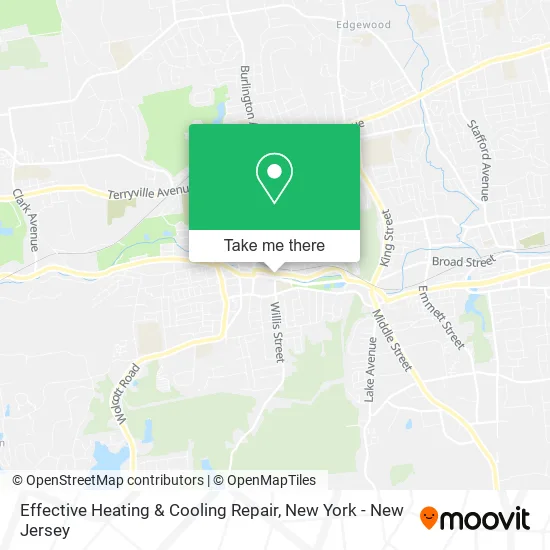 Effective Heating & Cooling Repair map