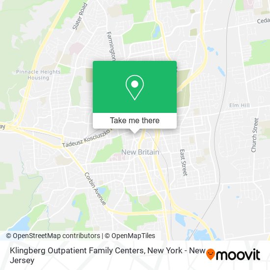Mapa de Klingberg Outpatient Family Centers