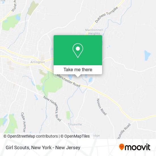 Girl Scouts map