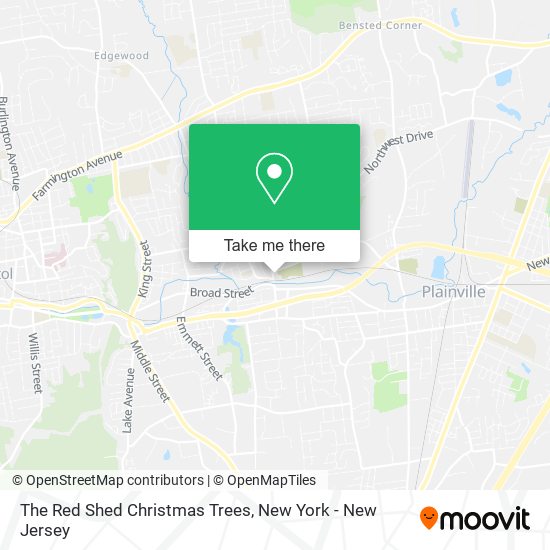 Mapa de The Red Shed Christmas Trees