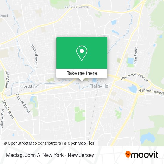 Mapa de Maciag, John A